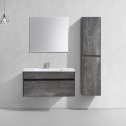 Мебель для ванной Vincea Chiara 100 цвет серый кам...