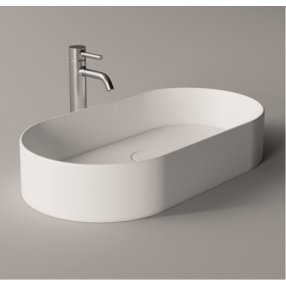 Раковина Alice Spy Oval 65 белый глянец