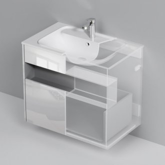 Мебель для ванной Am.Pm Func 80 см белая