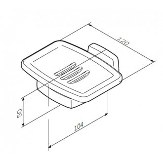 Мыльница подвесная Am.Pm Gem A9034200