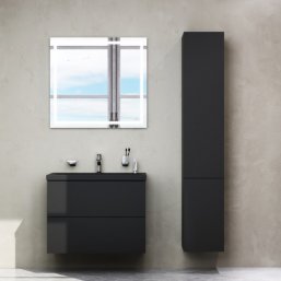 Мебель для ванной Am.Pm Gem 75 см, подвесная, черн...