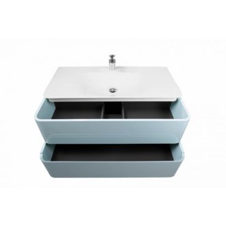 Мебель для ванной Am.Pm Sensation 100 см светло-голубой