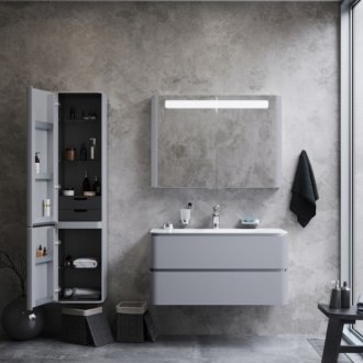 Мебель для ванной Am.Pm Sensation 100 см серый шелк