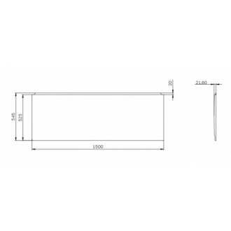 Панель для ванны Am.Pm X-Joy W94A-150-070W-P1