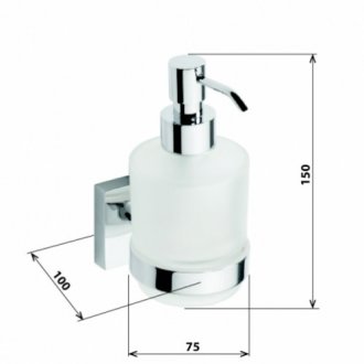 Дозатор для жидкого мыла подвесной Bemeta Beta 132109102
