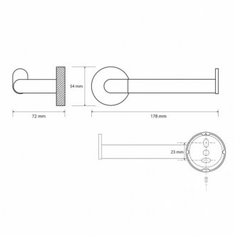 Бумагодержатель Bemeta Stella 166212032