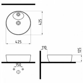 Раковина Bien Flame FALG04301FD1W4000