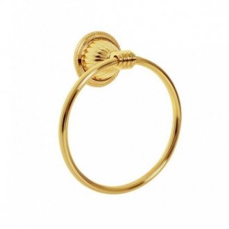 Полотенцедержатель-кольцо Boheme Hermitage 10354 золото