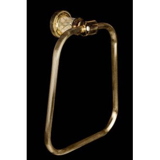 Полотенцедержатель-кольцо Boheme Murano Crystal 10905-CRST-G золото