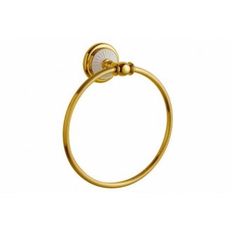 Полотенцедержатель-кольцо Boheme Palazzo Bianco 10105 золото