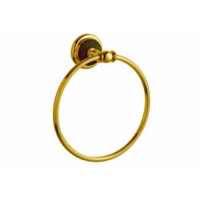 Полотенцедержатель-кольцо Boheme Palazzo Nero 10155 золото