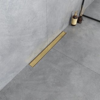 Душевой лоток Boheme Premium Linear 60 см золото