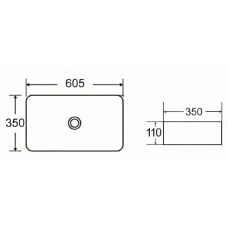 Раковина Bronze de Luxe Terrazzo 1061TR