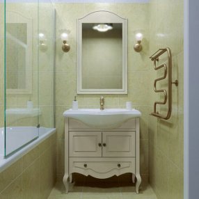 Мебель для ванной Caprigo Verona-H 80 с дверцами и ящиком оливин