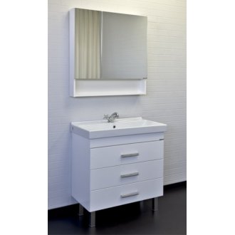 Мебель для ванной Comforty Никосия 80Н белый глянец