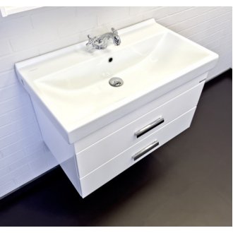 Мебель для ванной Comforty Никосия 80П белый глянец