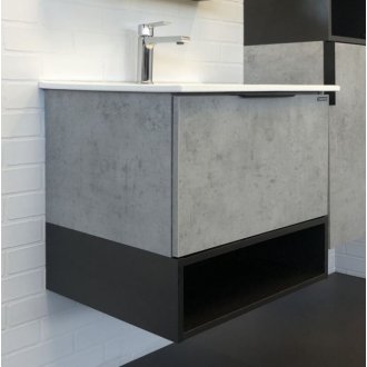 Мебель для ванной Comforty Франкфурт 60E бетон светлый