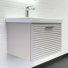 Тумба с раковиной Comforty Касабланка 60-Moduo 60 серый шёлк