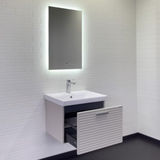 Мебель для ванной Comforty Касабланка 60-Moduo 60 серый шёлк