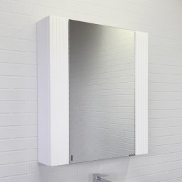 Зеркало-шкаф Comforty Лима 70 белое