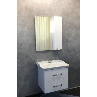 Зеркало со шкафчиком Comforty Неаполь 65