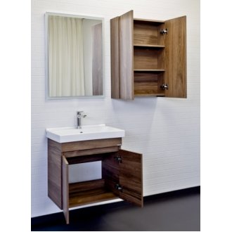 Мебель для ванной Comforty Осло 60 дуб темно-коричневый