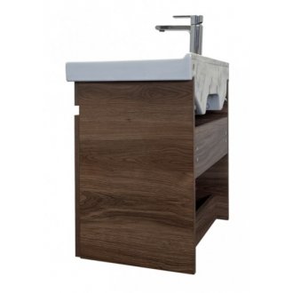 Мебель для ванной Comforty Осло 60 дуб темно-коричневый