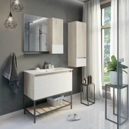 Мебель для ванной Comforty Страсбург Quadro 90 дуб...