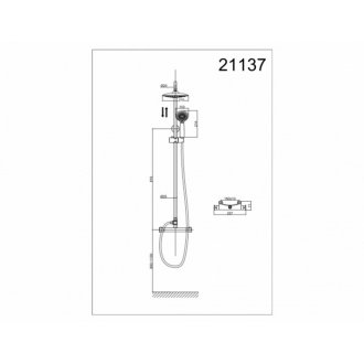 Душевая стойка D&K Potsdam DA2113701B09