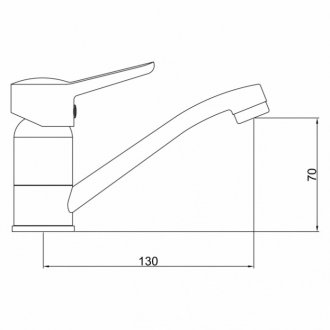 Смеситель для кухни Gross Aqua Alfa 3210313C-G0109