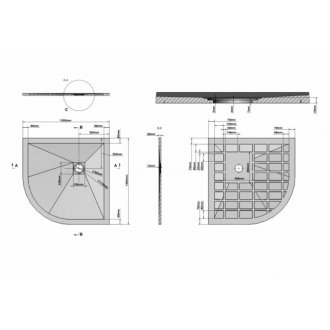 Душевой поддон Grossman Strong GR-S2100100