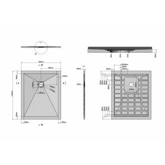 Душевой поддон Grossman Strong GR-S290110Q