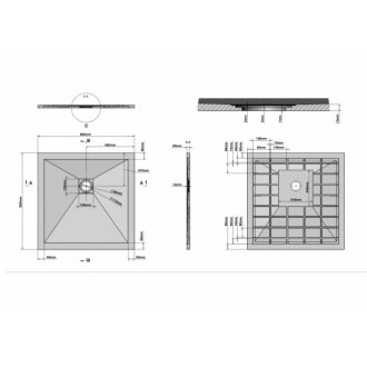 Душевой поддон Grossman Strong GR-S29090Q