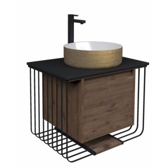 Мебель для ванной Grossman Винтаж 70 веллингтон/черный GR-5010GW