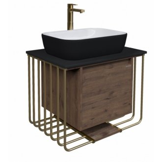 Мебель для ванной Grossman Винтаж 70 веллингтон/золото GR-4041BW
