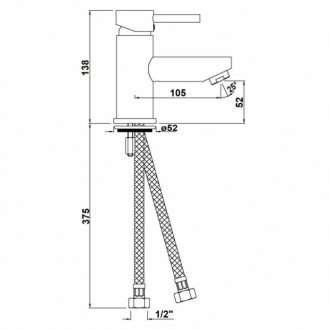 Смеситель для раковины Jaquar Florentine FLR-CHR-5001B хром