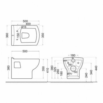 Унитаз подвесной Jaquar Lyric LYS-WHT-38951