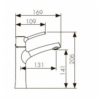 Смеситель для раковины Kaiser Stick 49111