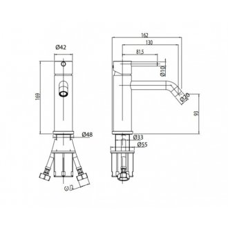 Смеситель для раковины M&Z MZ-Expo MZE00201