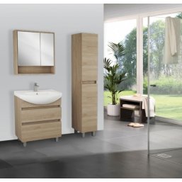Мебель для ванной OWL Eland 75 дуб сонома
