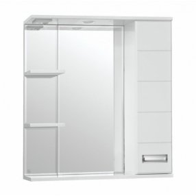 Зеркало со шкафчиком Style Line Ирис 75/С