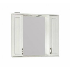 Зеркало со шкафчиком Style Line Олеандр-2 90/C рельеф пастель