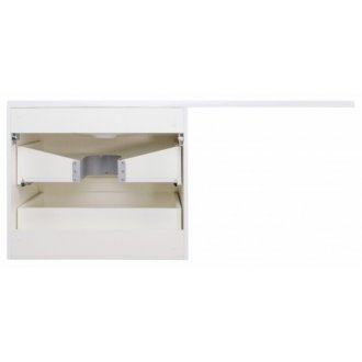 Мебель под стиральную машину Style Line Даллас Люкс Plus 130R подвесная белая эмаль