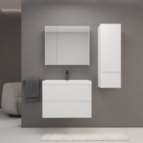 Мебель для ванной Style Line Манхэттен 70 см подвесная белая матовая
