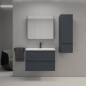 Мебель для ванной Style Line Манхэттен 70 см подвесная графит