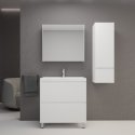 Мебель для ванной Style Line Манхэттен 60 см напольная белая матовая