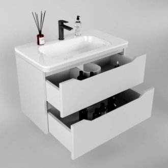 Мебель для ванной Style Line Марелла 70 см подвесная белая матовая