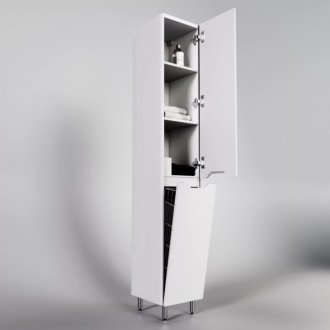 Мебель для ванной Style Line Марелла 80 см напольная белая матовая