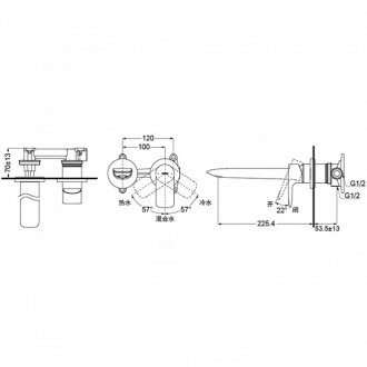 Смеситель для раковины Toto MH/Neorest TLG04310R