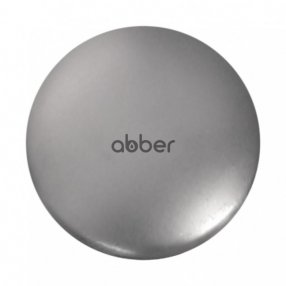 Накладка на слив для раковины Abber Bequem AC0014 серебро матовое